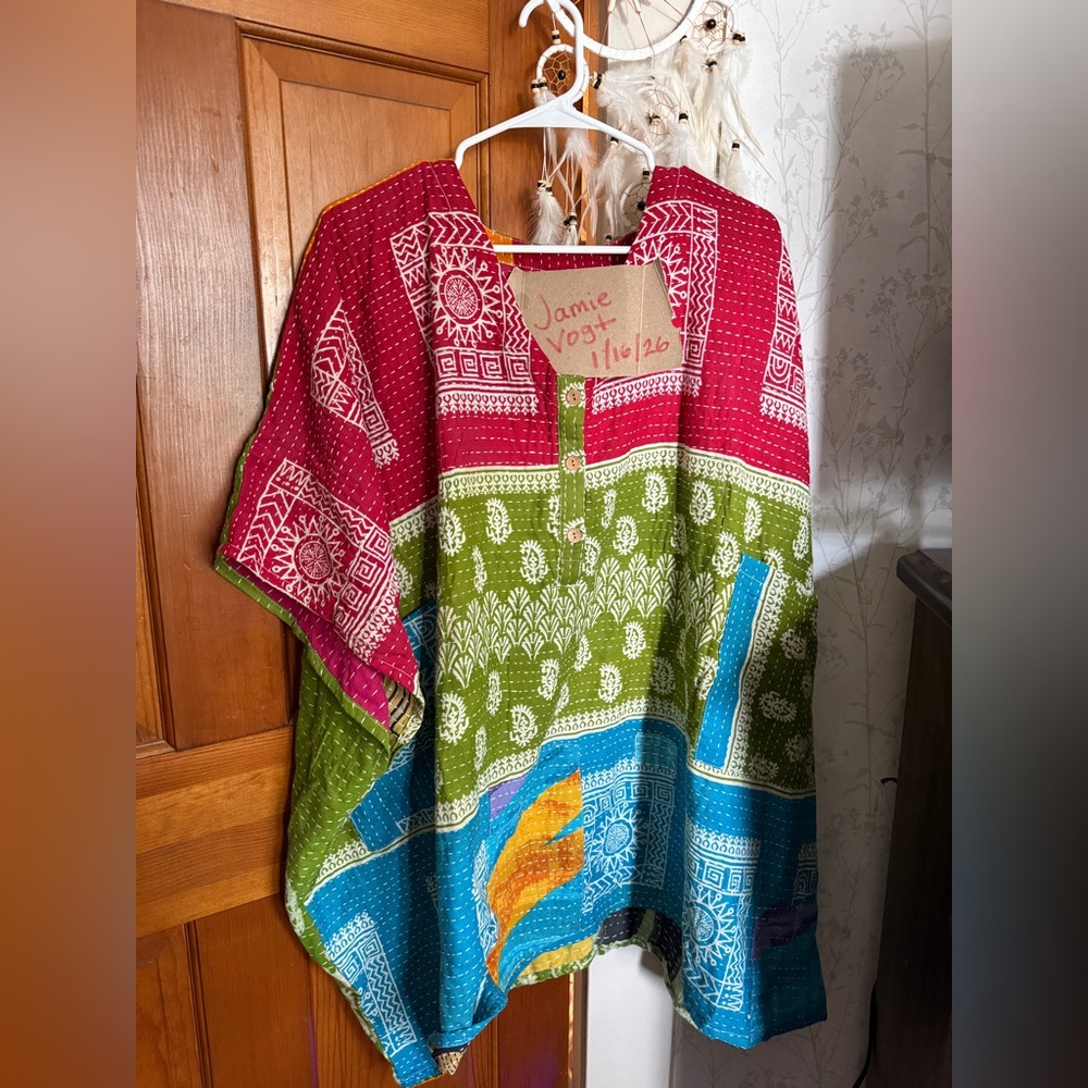 Kantha Bae Multicolor Tunic Top